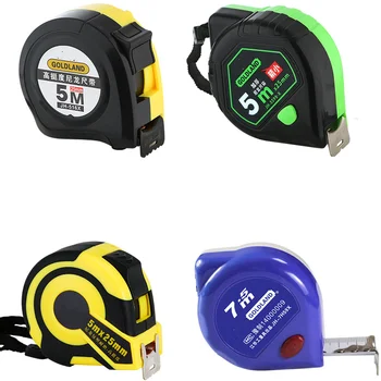 

Double sided tape measure Metric retractable woodworking ruler Multifunction stainless steel Tapeline measuring tool 3m 5m 10m