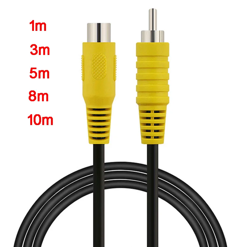 RCA 1 m, 3 m, 5 m, 8 m, 10 m, 1 Cinch-Stecker auf 1 Cinch-Buchse, Audio-Video-Verlängerungskabel