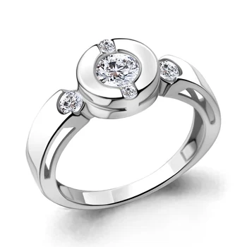 

AQUAMARINE ring with cubic zirconia, cubic zirconia swarovski, Silver 925