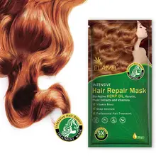 Интенсивная Маска для ремонта волос 3 шт. натуральные ингредиенты без пара глубоко увлажняющий Кондиционер для ухода за волосами