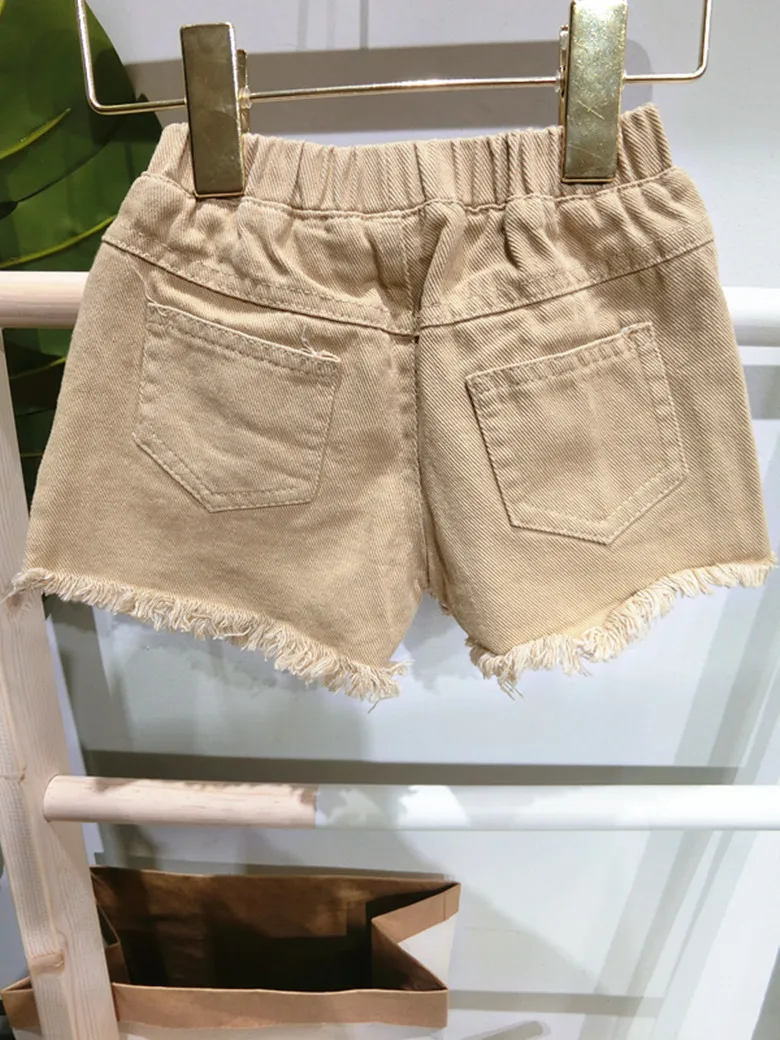 2 3 4 5 6 Y Unisex Baby Shorts Summer Korean Casual Denim Shorts for Boys Girl Pants Toddler Kids Jeans Child Shorts New Fashion
