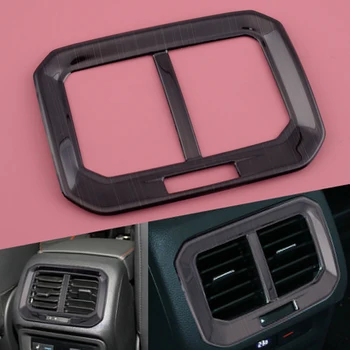 

Black Inner Rear Armrest Box Air Vent Outlet Cover Trim Frame Fit For VW Tiguan MK2 2016 2017 2018