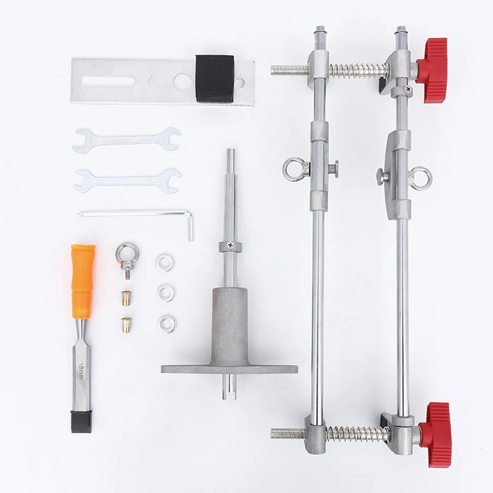 

Professional Locksmith Woodworking Door Lock Mortiser Kit Hole Saw Opener Intallation Mortising Jig Tool Maintenance Set