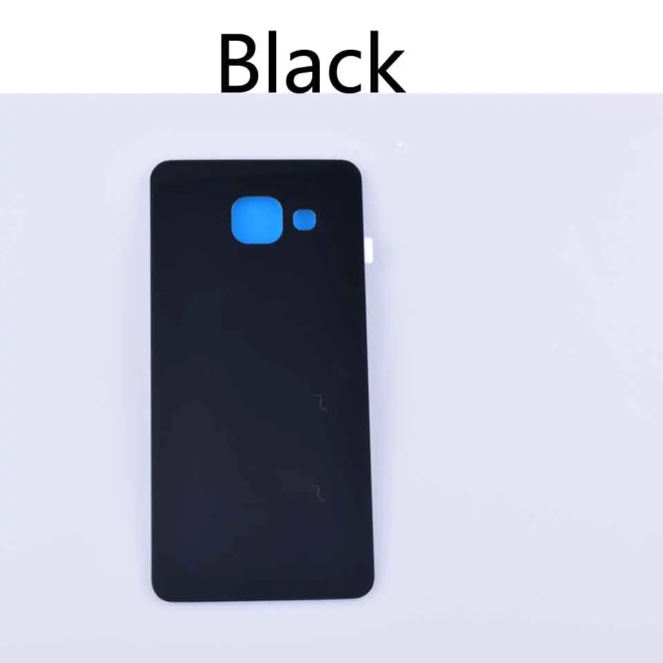 Black-No tool A310 для Samsung Galaxy A3 A310 SM-A310F A310F SM-A310F/DS задняя Батарея чехол 3D Стекло чехол на заднюю крышку - Цвет: Black-No tool