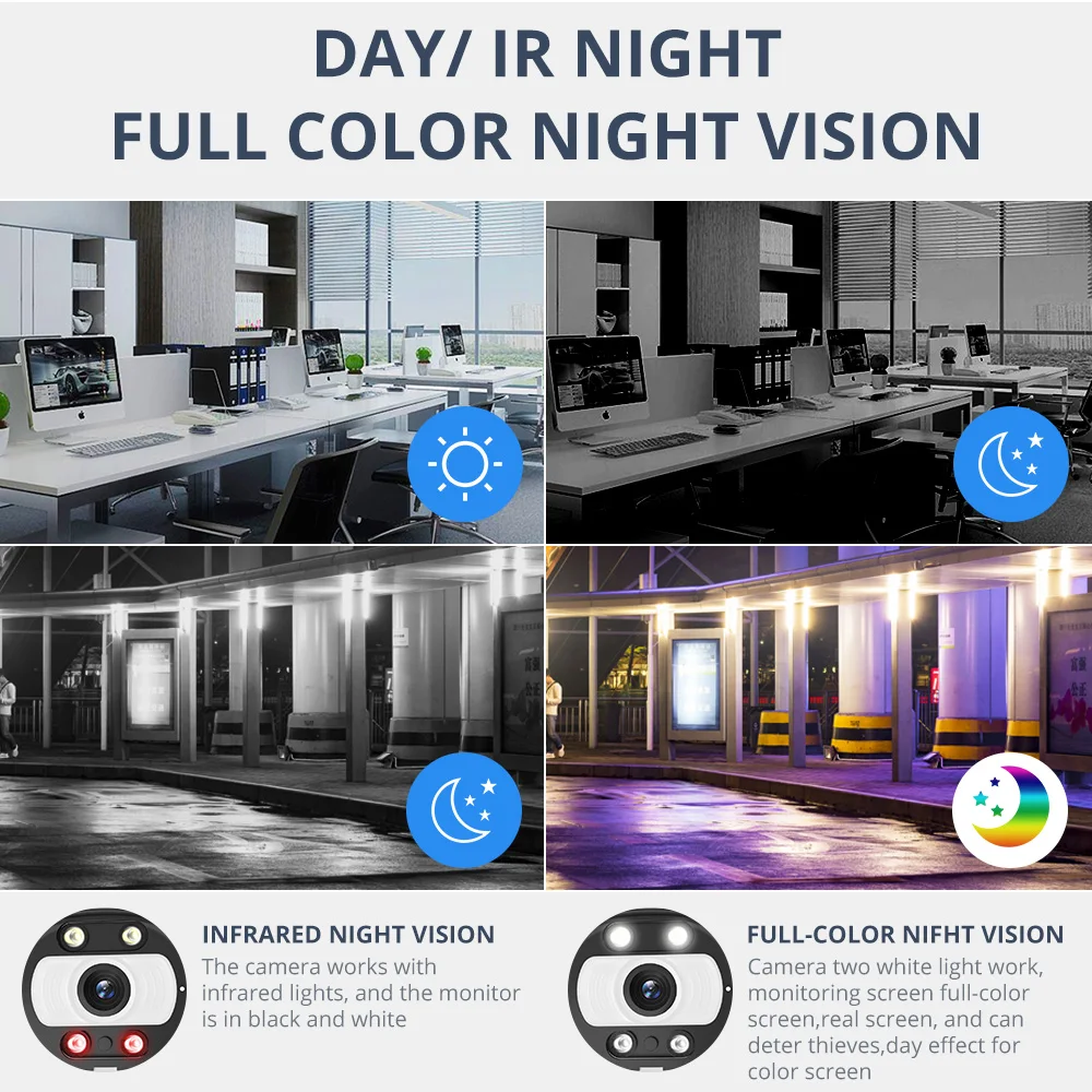 Misecu Ultra HD 4K Security Camera System 8CH NVR POE AI Camera 5MP 8MP Face Detect Outdoor Color Night Video Surveillance Set