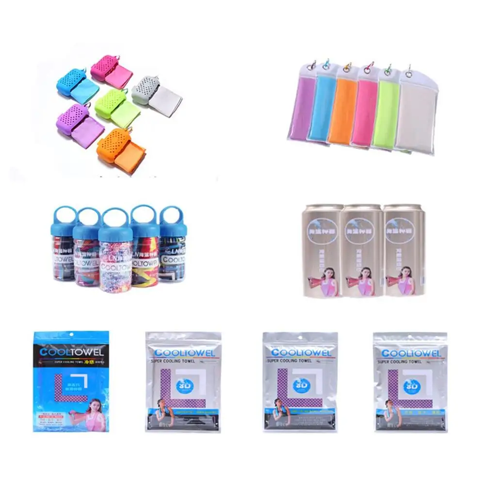 Мгновенное охлаждение рельефное полотенце для спорта Йога Гольф Путешествия