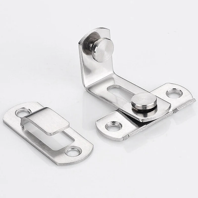 Защелки на дверной цепочке замок с защелкой 90 градусов из нержавеющей стали для