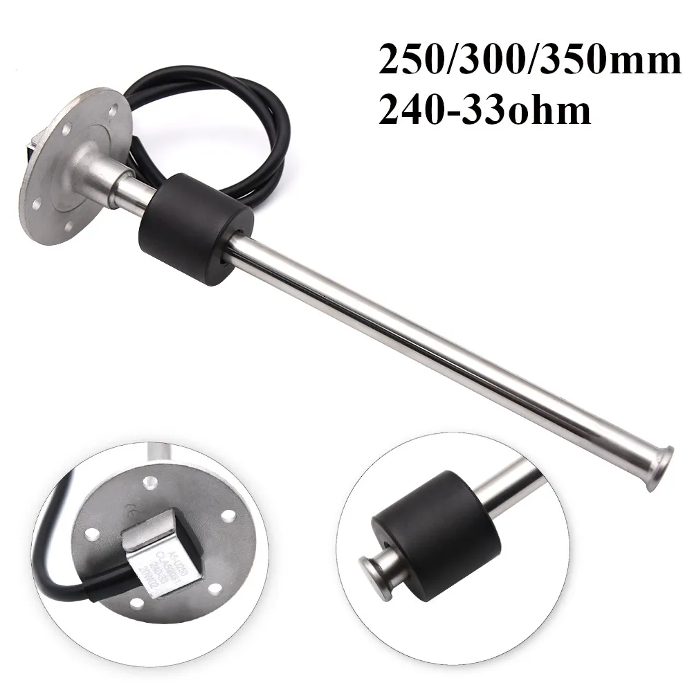 

10PCS 250/300/350mm Car Boat Fuel Level Gauge Flow Sensor Liquid 240-33ohm for water level gauge meter fuel guages 12V/24V