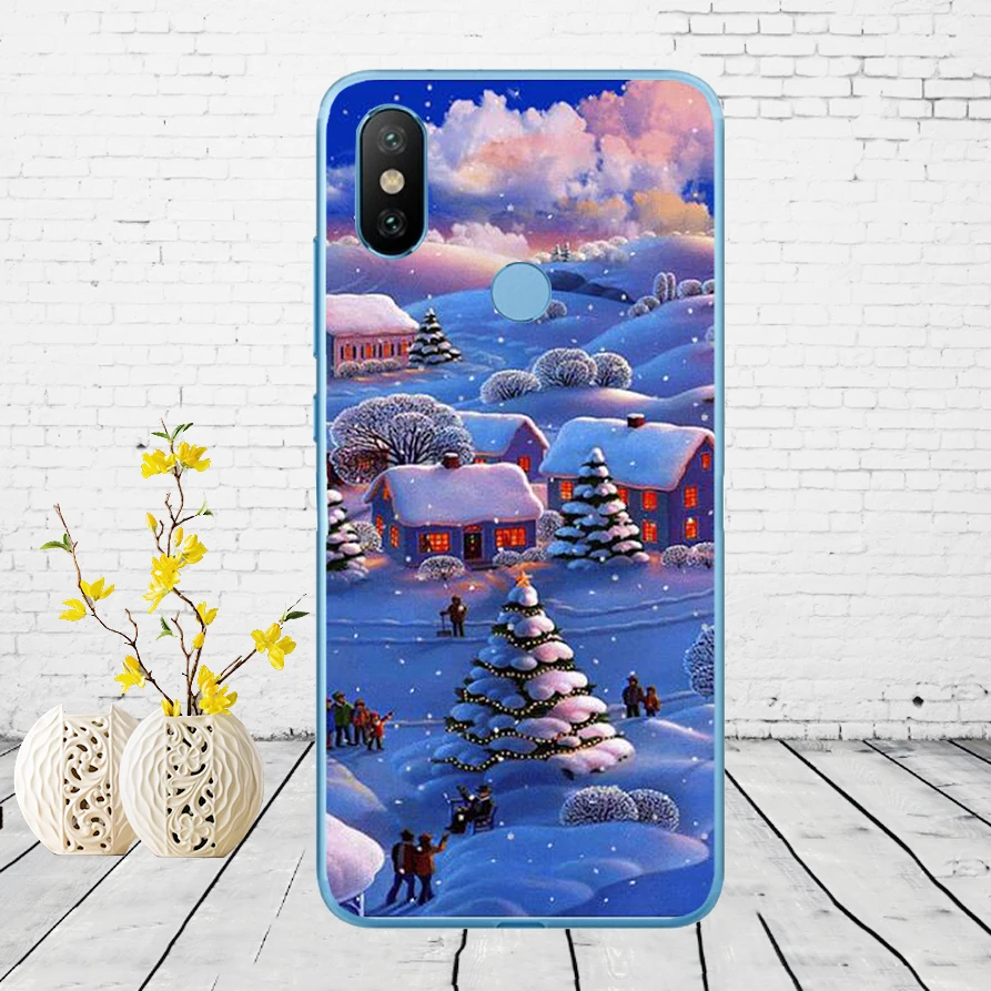15 Мягкий силиконовый чехол 302DD Merry Christmas для Xiao mi Red mi 6 6a mi 8 a2 lite note 5 6 pro 7 Case - Цвет: 15