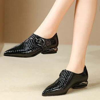 

pumps Woman Genuine Leather high Heels 2020 New Arrival Summer Single Shoes Classic Casual wedding Shoes Woman