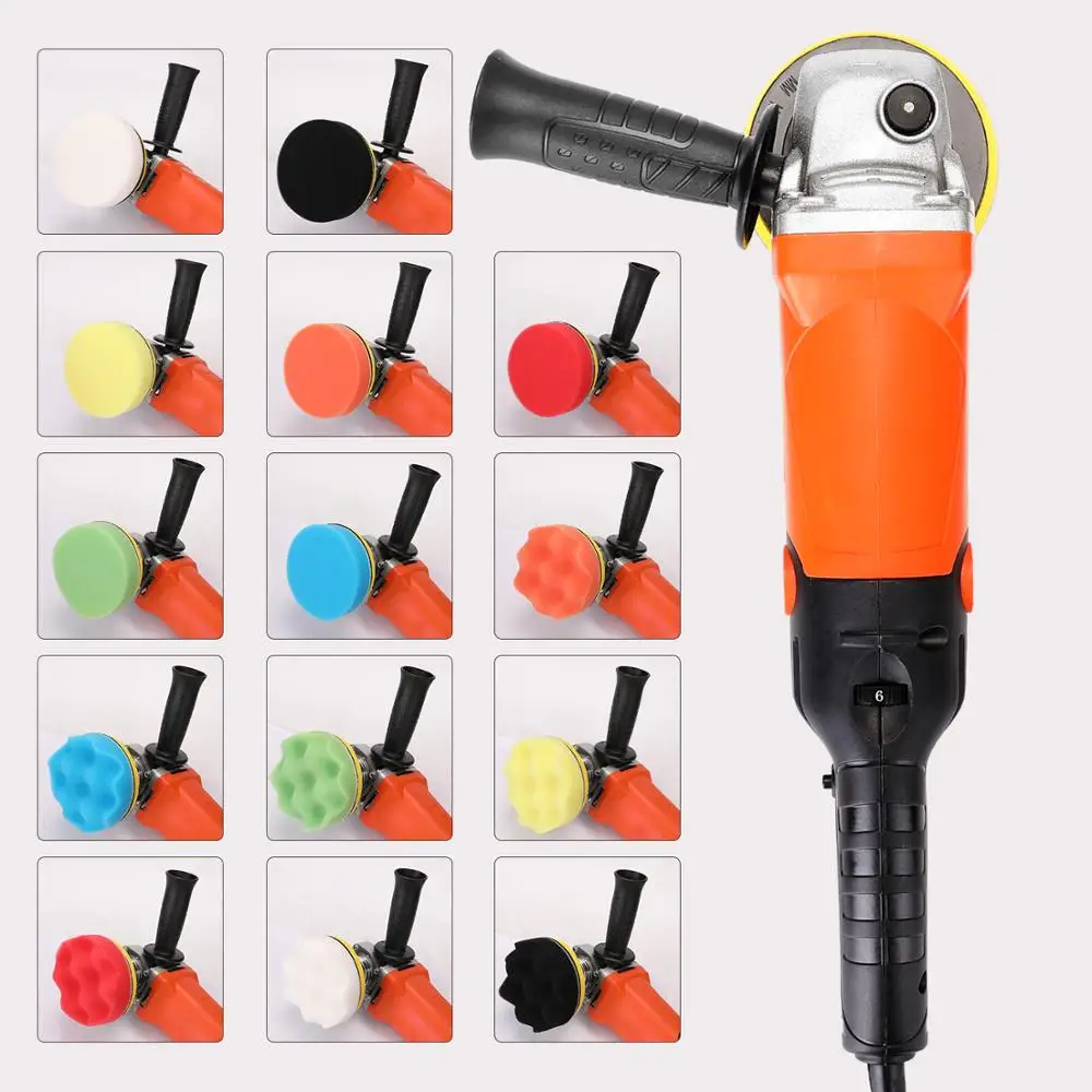 1200W 220V Electric Polisher Machine Adjustable Speed Car Polisher Sanding Waxing Grinding Machine Automobile Furniture Tool