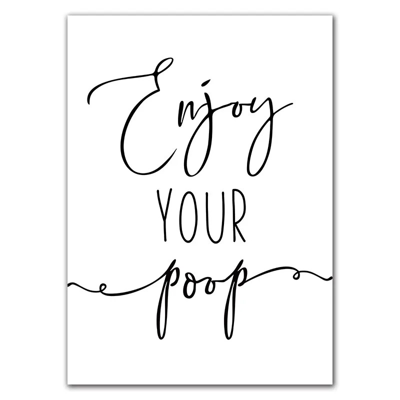 Funny-Bathroom-Sign-Canvas-Poster-Wall-Art-Prints-Enjoy-Your-Poop-Please-Remain-Seated-Toilet-Signs (5)