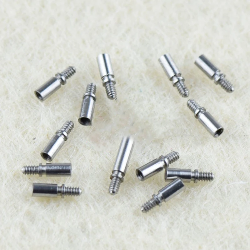10PCS/Set 0.9mm to 0.9mm Watch Winding Stem Crown Connector Adapter Changer For Watch Repair Tool parts Replacement