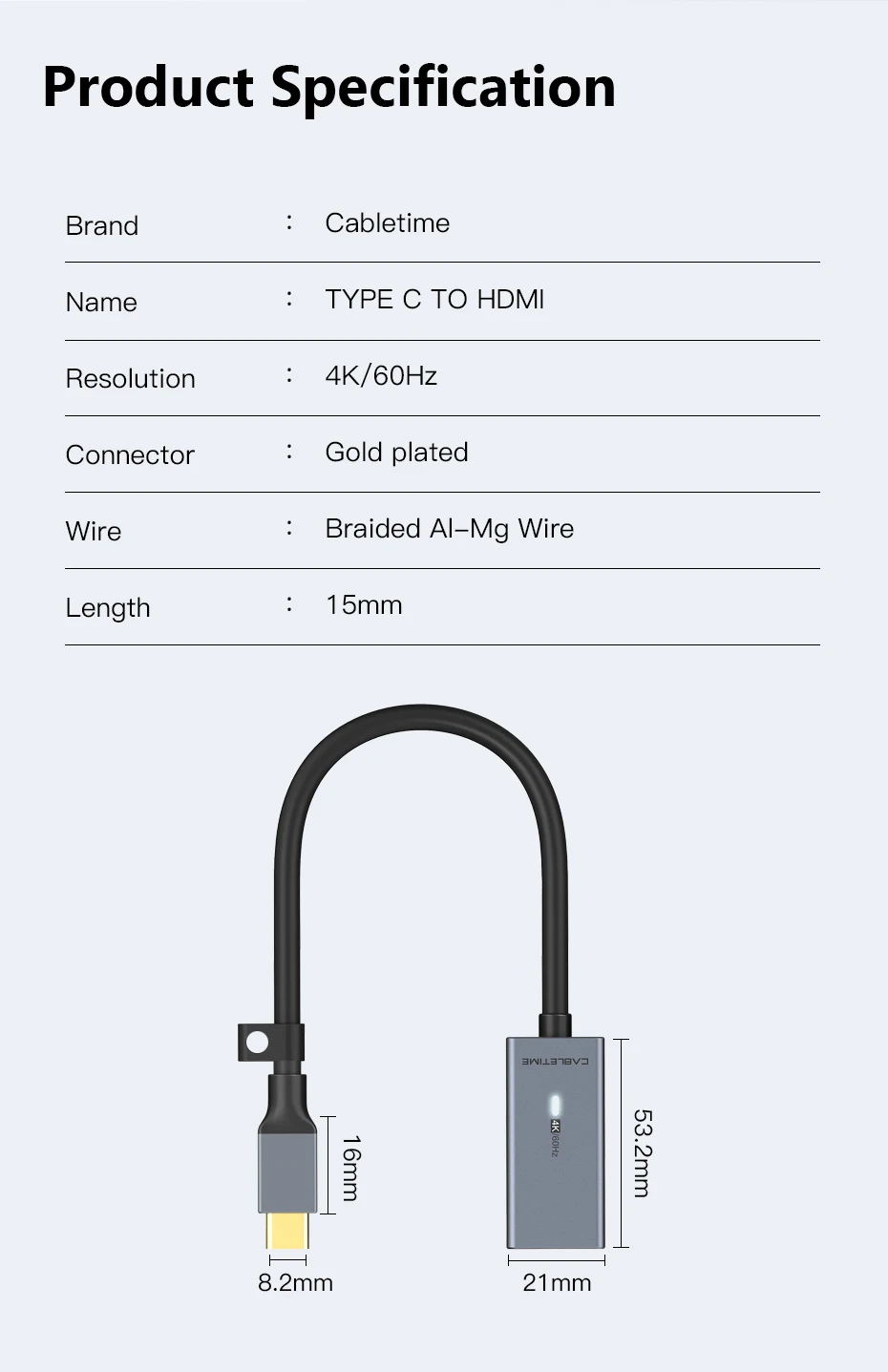 cabo adaptador usb para thunderbolt para macbook pro hdmi para