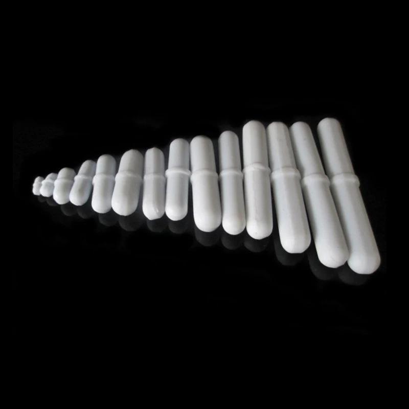 5pcs/lot Rod Stirring Bar Rotating PTFE Mixer Stirrer Plain Corrosion Resistant Spinbar Laboratory Magnetic Practical Research