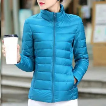 

Autumn Winter Cotton Short Light Down Top Fashion Casual Coat Women Jackets