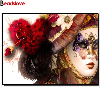 

5d diy diamond embroidery new picture mask woman art diamond painting cross stitch full square mosaic decor puzzles 3d art