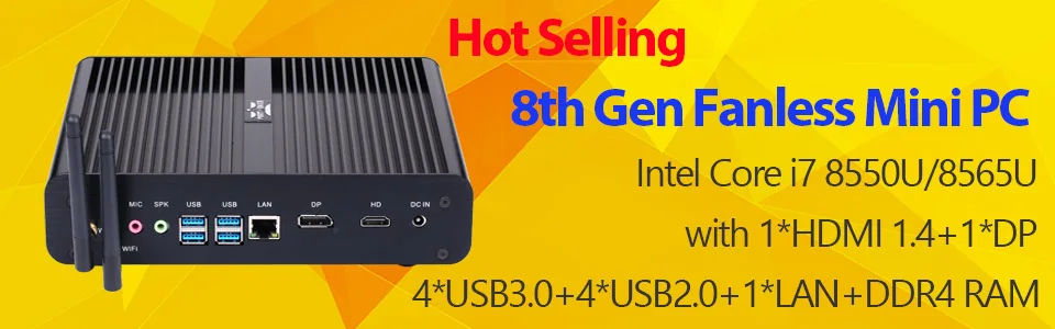 Безвентиляторный B1 Barebone i5 мини ПК Win10 Nuc компьютер Core i5 4200U 4K HTPC ТВ коробка DHL