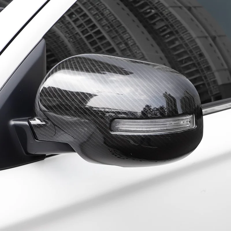 Для Mitsubishi Outlander 2013 2014 2015 2016 2017 2018 углеродное волокно боковое зеркало заднего вида
