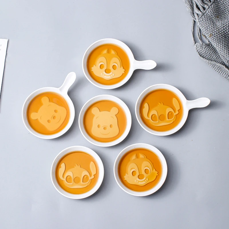 Kitchenware Ceramic Seasoning Dish Creative 3D Cartoon Dumpling Sushi Soy Sauce Vinegar Dip Vegetable Wasabi Soy Sauce Dish