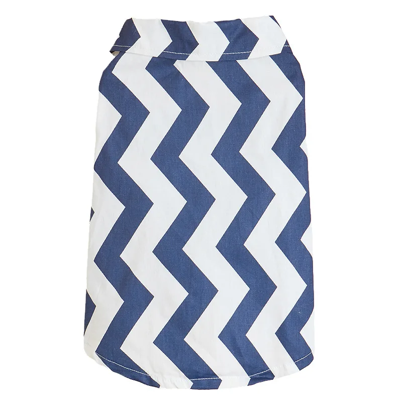 Personality INS Summer Breathable Dog Clothes Cartoons Clothes Vest Clothing T-Shirt Hawaiian For Puppy Chihuahua Cat Shirts