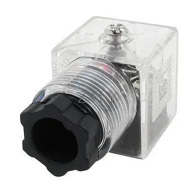 Электрические заменители 3 контактный разъем светодиодный соединитель соленоидного клапана 220V