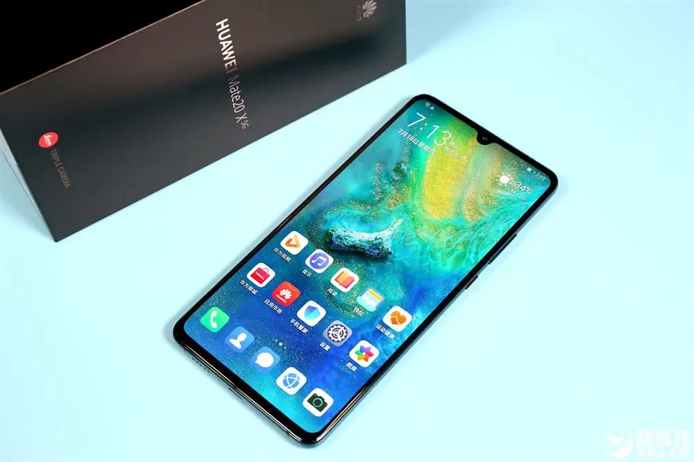 Оригинальная новая модель huawei mate 20X5G 20X смартфон Kirin 980 Восьмиядерный 40.0MP NFC IP53 быстрое зарядное устройство 7,2 дюймов 8 Гб 256 ГБ