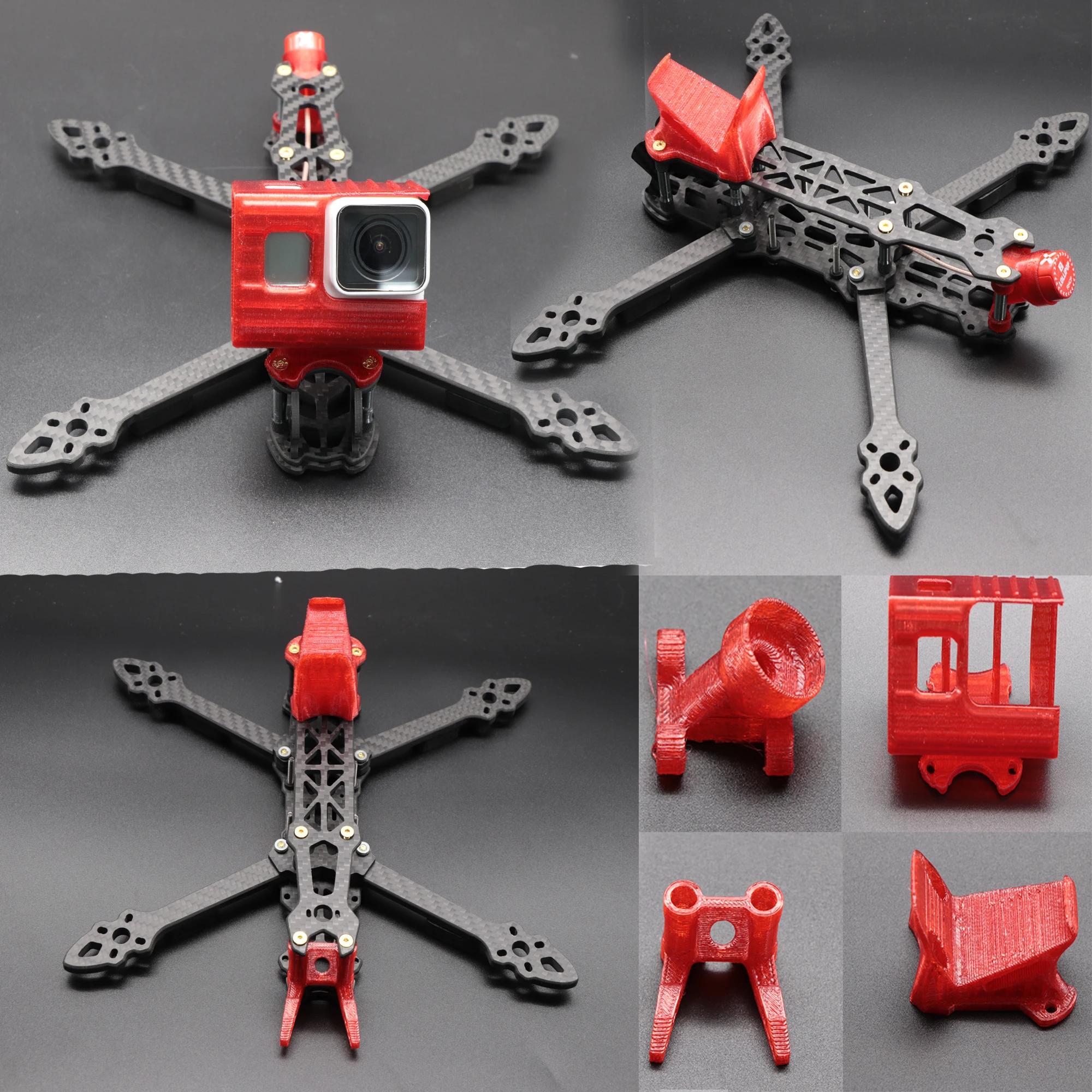 Mark4 Mark 4 3D термополиуретановая печатная FPV камера с фиксированным
