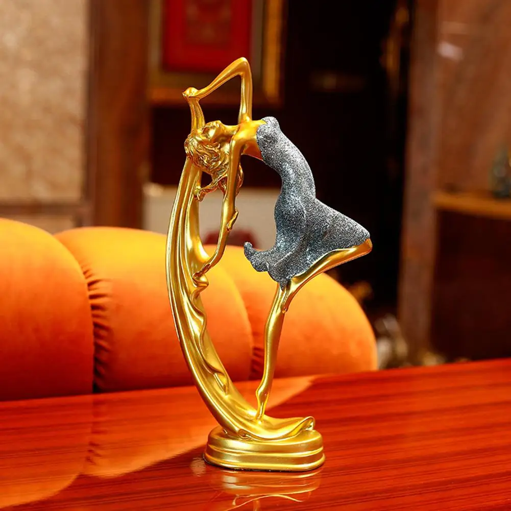 

Home Decor Mini Statue Dancing Lady Model Sculpture Modern Art Home Living Room Hallway Cabinet Decoration Accessories Gift