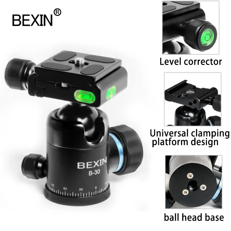 BEXIN панорамная головка для штатива шаровая Головка фотоаппарата с ЧПУ|Штативные