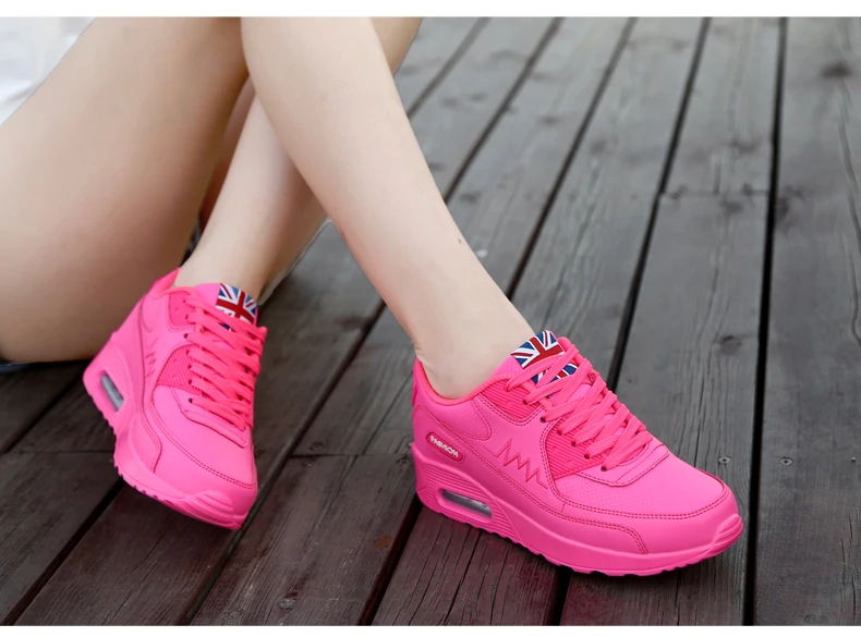 Женская обувь для бега; спортивная обувь; женская обувь на воздушной подушке; цвет черный, белый; удобная повседневная обувь; уличные кроссовки