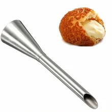 Поперечная граница в настоящее время доступен носик для украшения из нержавеющей стали маленький 11 г Крем-пудра украшения рот шаблон инструмент для украшения