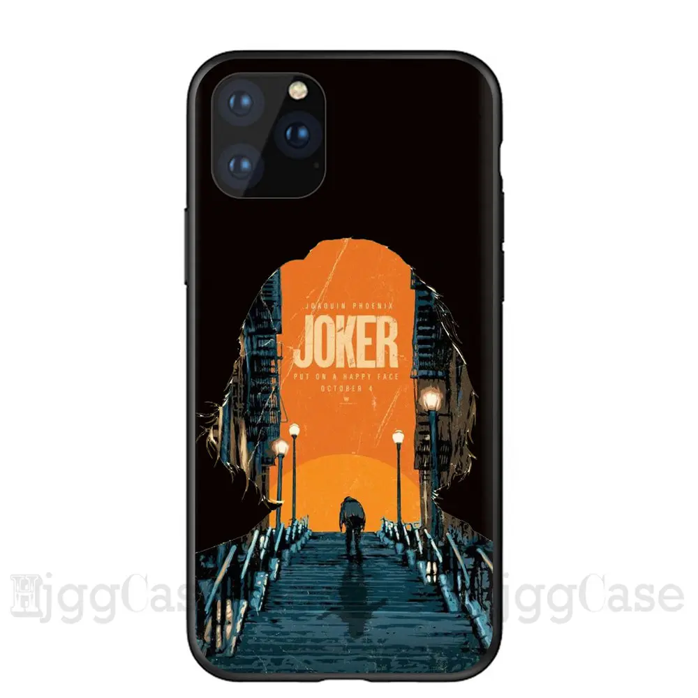 F4368 Joker Joaquin Phoenix мягкий силиконовый черный чехол для телефона для iPhone 11 Pro MAX 5S SE 6 6s 7 8 Plus X Xs MAX XR - Цвет: F4368