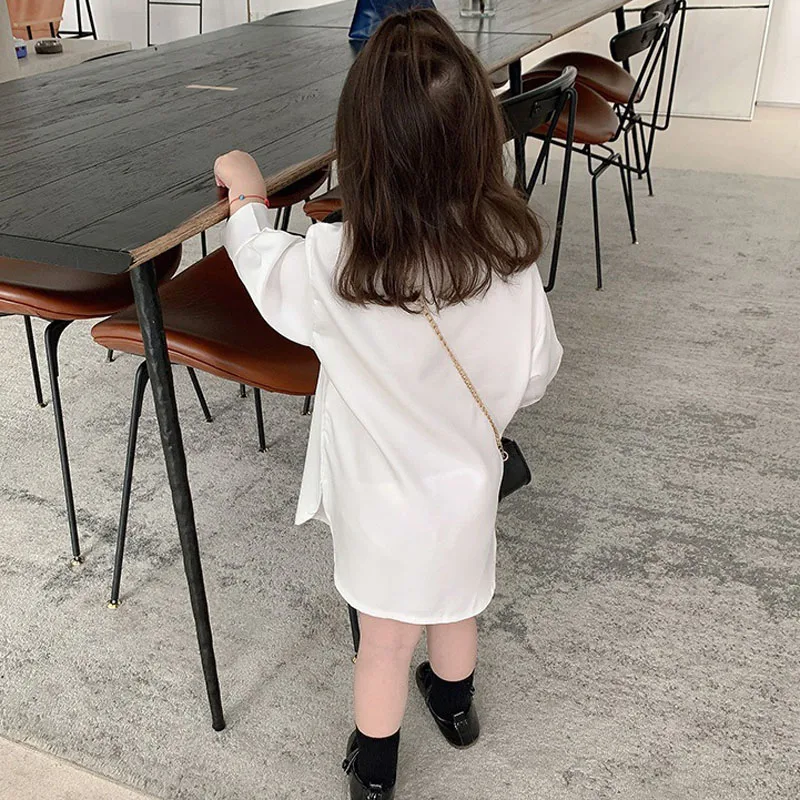 Kids Clothing Set Girls Clothing Set Girls' Spring Autumn Clothes Set Japanese Korean Style Vest + White Shirt Lapel 2PCS Children'S Suit Baby KIds Fashion Top
