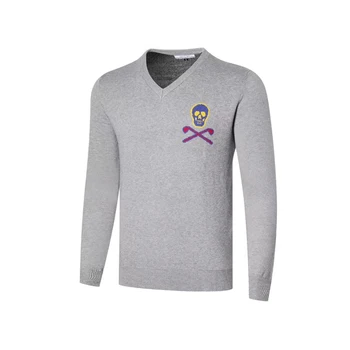 

Swirling 2019 men's golf apparel long-sleeved Rabbit velvet sweater breathable golf apparel golf T-shirtpromotio free shipping