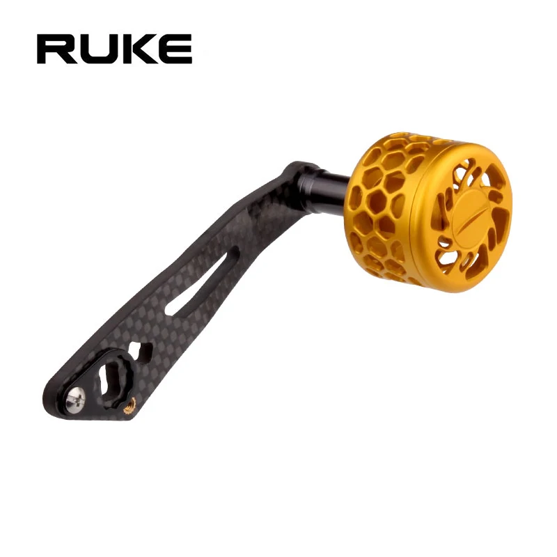 Рыболовная катушка RUKE рукоятка из углеродного волокна для Daiwa Abu и Shimano размер