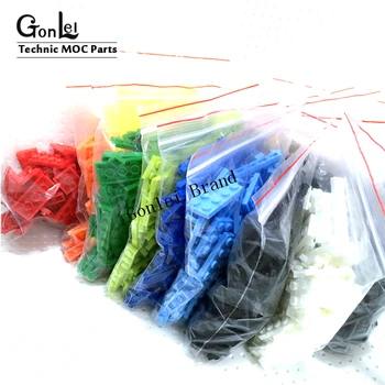 

100Pcs/Set 1x1,1X2,1X3-1X8 Short Building Blocks Classical DIY Accessories Compatible with Bulk Sets Enlighten Baby Toys Bricks