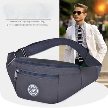 

Unisex Multifunction Waterproof Fashion Pockets Solid Color Sports Casual Shoulder Messenger Bag сумка на пояс мужская