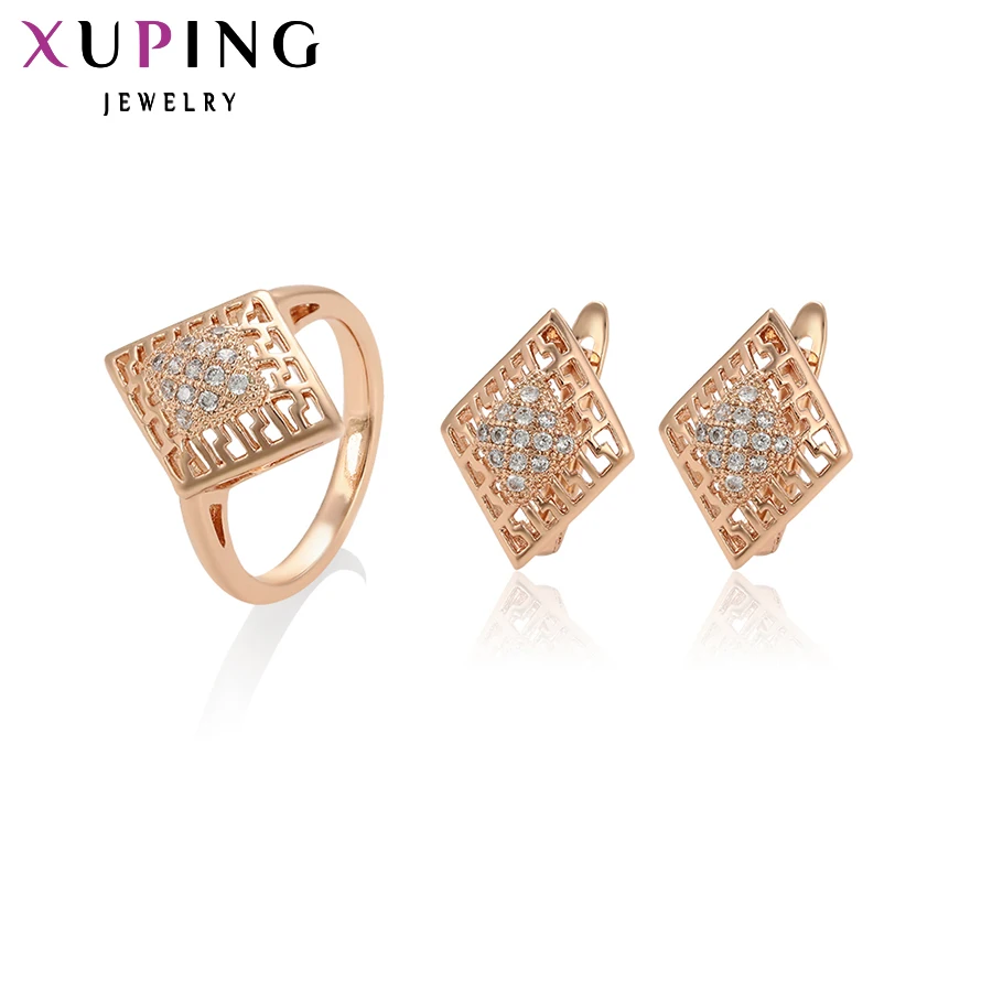 Xuping Fashion Fantastic Charm Jewelry Sets for Women with Rose Gold