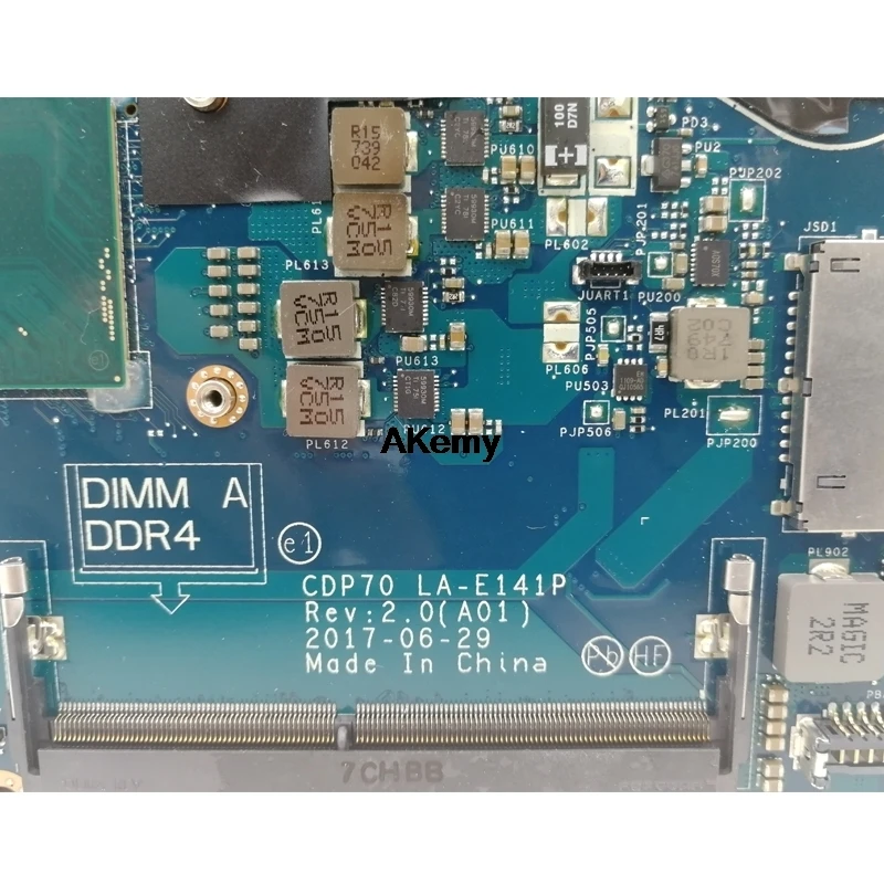 E5480 5480 материнская плата для DELL CN-0PTPCW 0PTPCW CDP70 LA-E141P материнская плата для ноутбука E5480 5480 материнская плата i5-6440HQ тест ОК