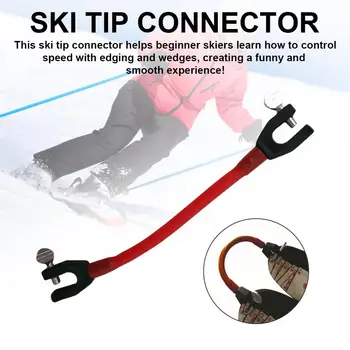 

Snowboard Connector Ski Clip Outdoor Training Sport Compact Elastic Clip Children's Ski Trainer Ski Tip Connector Beginner Ski
