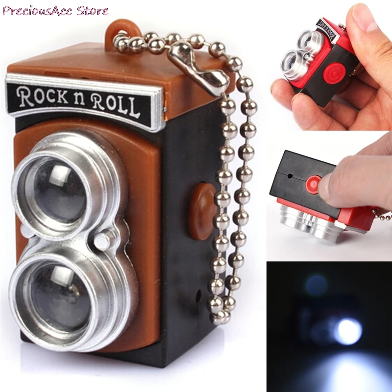 5 см мини цифровая камера светодиодный брелок со звуком светильник вспышка ретро