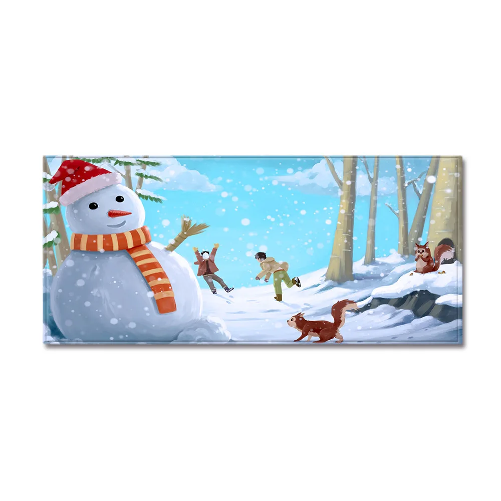 Q190626-A010 Thregost Merry Christmas длинные коврики для прихожей гостиная ковры для спальни Противоскользящий дверной коврик из Микрофибры Кухонные ковры моющиеся - Цвет: Q190626-A010