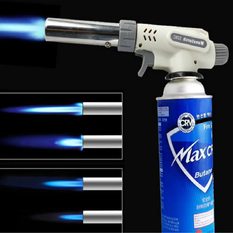 Electronic ignition Fire double adjust 1300 Celsius butane gas torch welding torch gas gun gas welding Can rotate 360 degrees