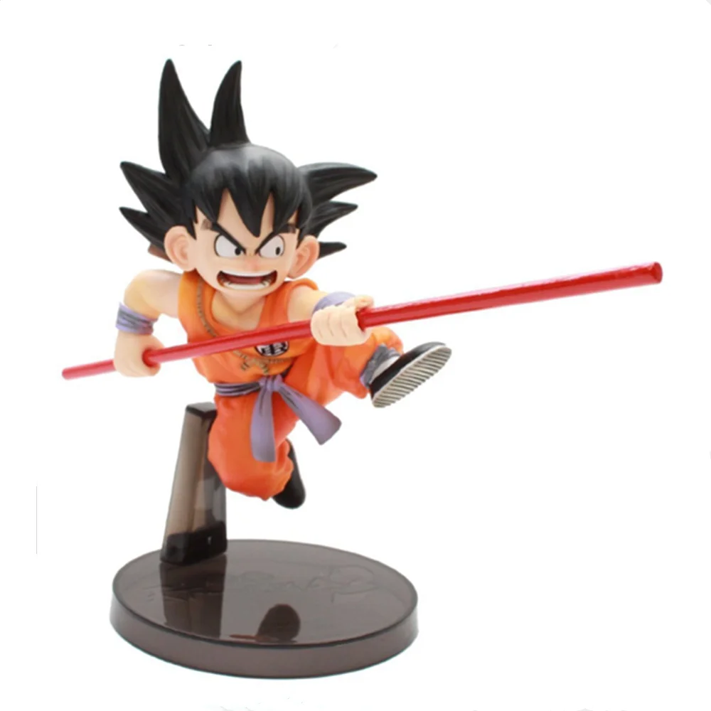 Action Figures Dragon Ball Z Son Goku Childhood BWFC Model Anime Figurine Gokou Sticks Cute PVC Toys Dragonball Super Juguetes