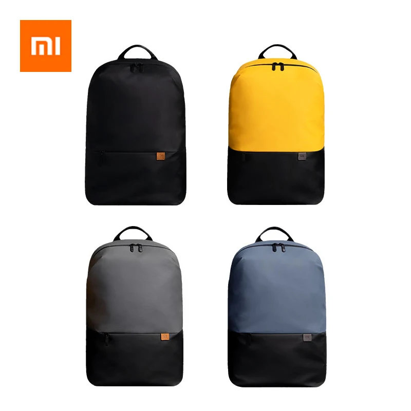 

Origianl Xiaomi Simple Casual Backpack 20L Large Capacity 450g Super Light Innovative Waterproof Side Pockets Laptop Backpack