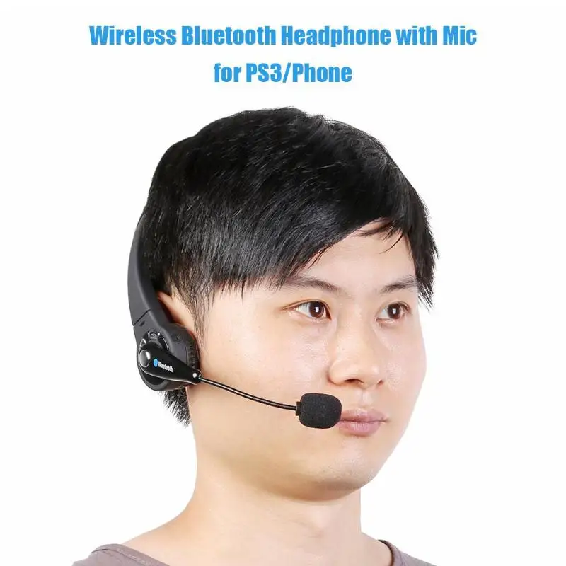 Bluetooth V3.0 наушники Беспроводная гарнитура с микрофоном для PS3 Поддержка файлов конфигурации колонки