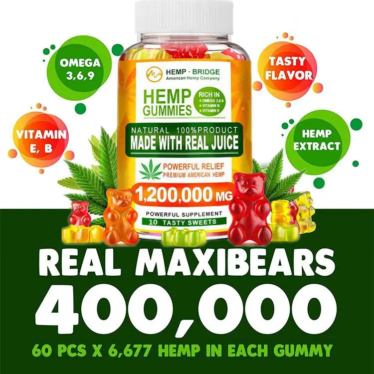 Minch CBD жевательные резинки 100% натуральное конопляное масло с витаминами B/E для
