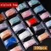 Thick 0.24mm 3X4cm Mini Cute Cheaper Plastic Zipper Print Bags Ziplock Plastic Packaging Pouches Jewelry Candy Pill Pack 4