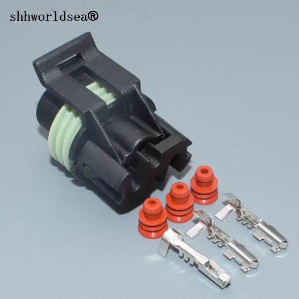 

Shhworldsea 4pin Авто штекер для датчика кислорода водонепроницаемый разъем жгута проводов 12065298